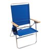 Rio Beach Rio Brands 7-Position Blue Beach Folding Chair SC642-28PK4